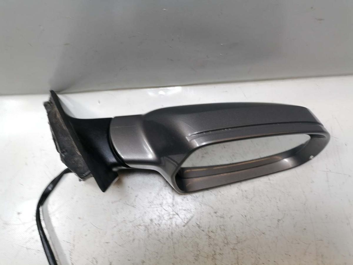 Audi A3 8P original Au&szlig;enspiegel rechts elektrisch LY1P Dakotagrau Metallic BJ12